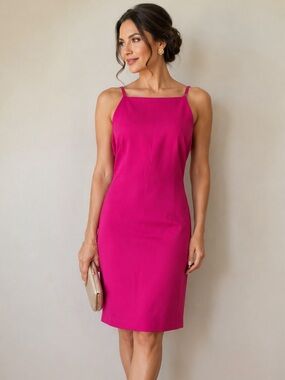 NWT DKNY Fuschia Sheath Dress
